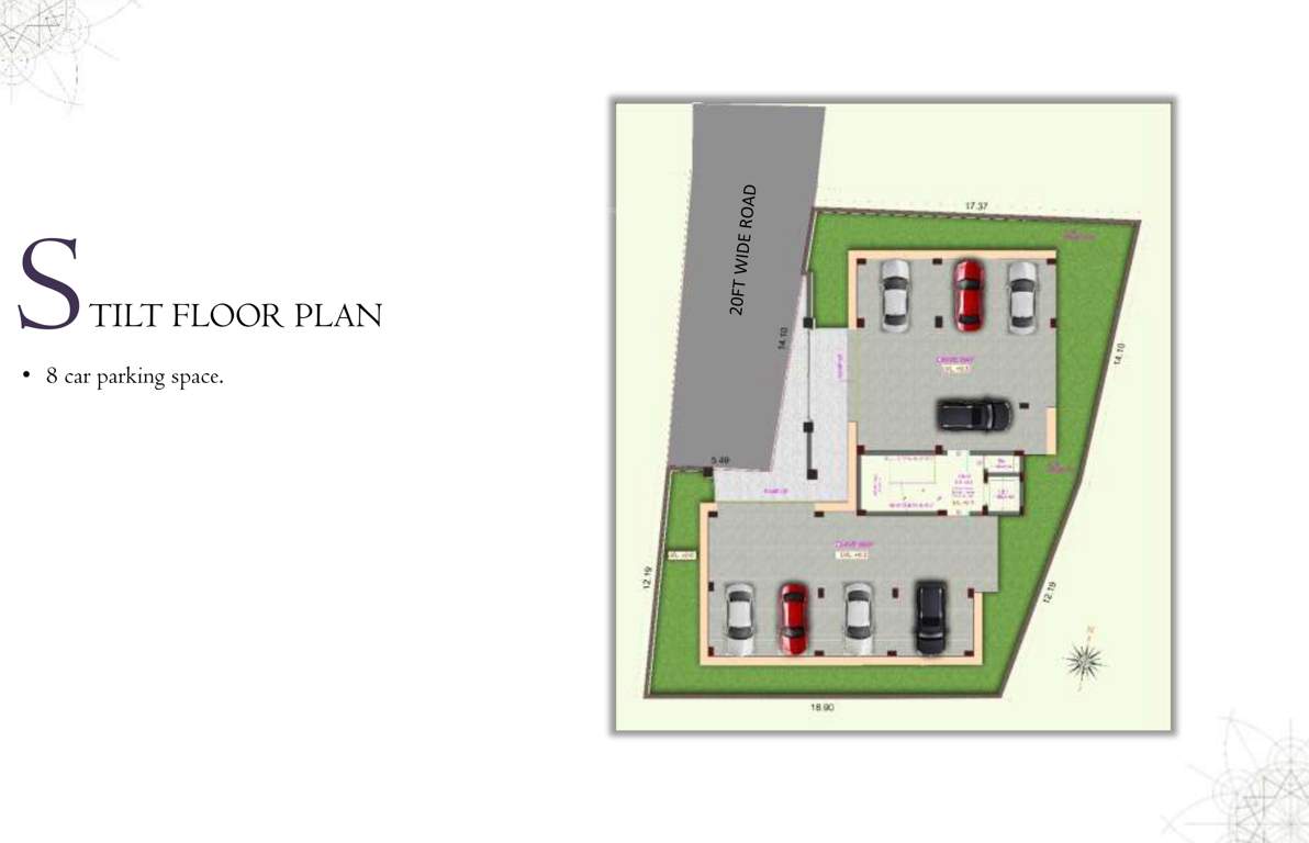  residency Residency Cluster Plan from 1st to 4th Floor