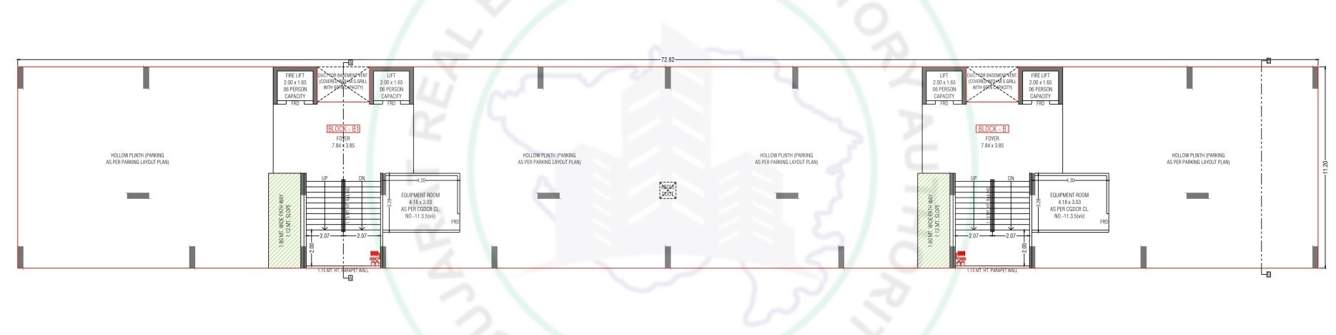  obsidian towers B+B1 Cluster Plan Ground Floor