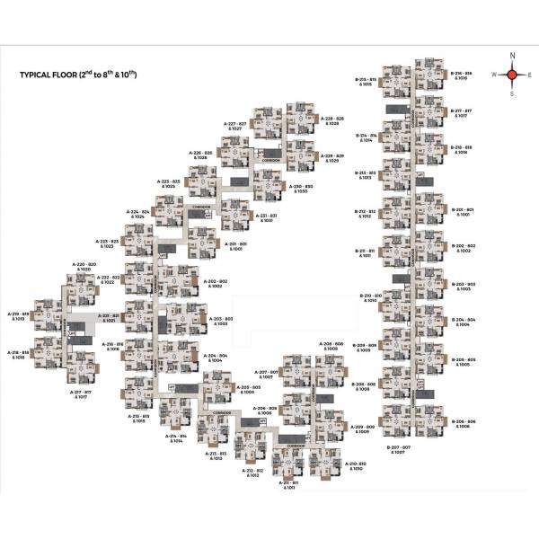  casagrand-evon Tower A Cluster Plan
