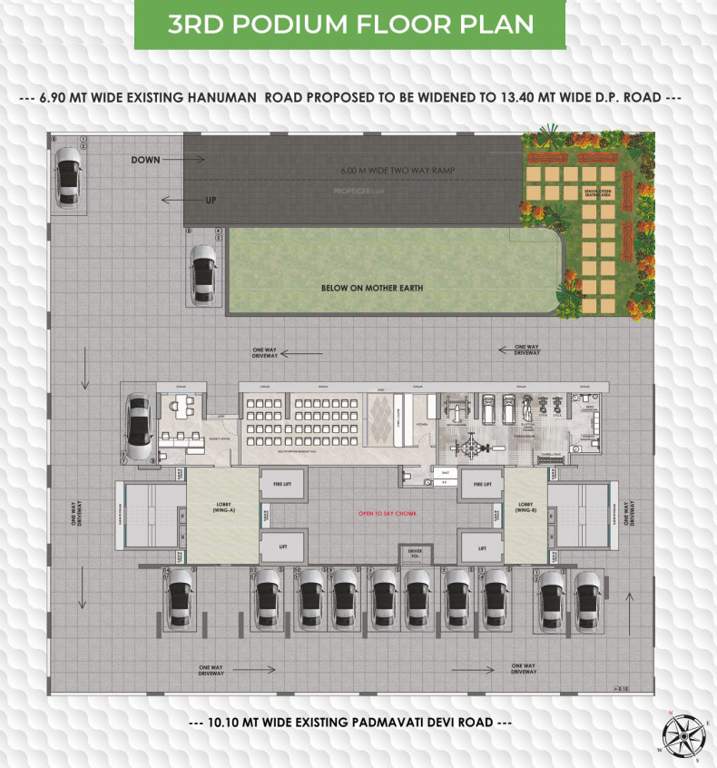  greens Adityaraj Greens Cluster Plan