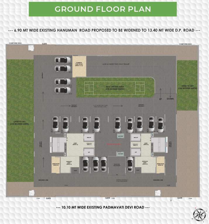 greens Adityaraj Greens Cluster Plan