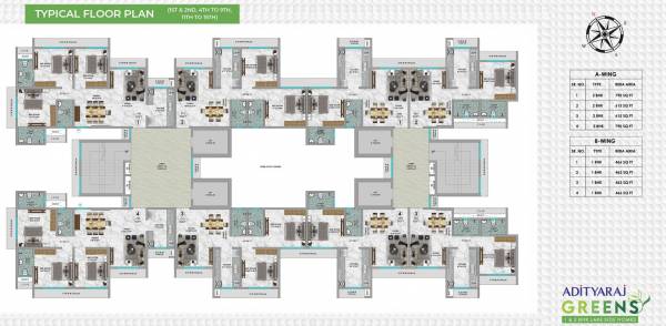  greens Adityaraj Greens Cluster Plan