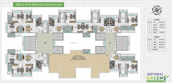  greens Adityaraj Greens Cluster Plan