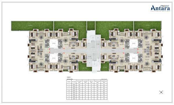  prudent-antara Tower 3 Cluster Plan