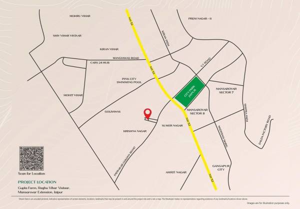 locationPlan of Shree Green Heights