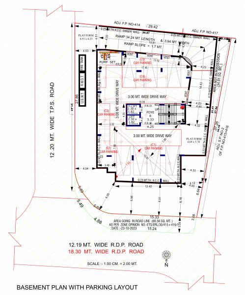  elevate Tower A Cluster Plan for Basement Floor