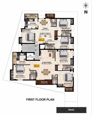  crown Crown Cluster Plan for 1st Floor
