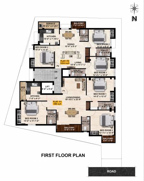  crown Crown Cluster Plan for 1st Floor