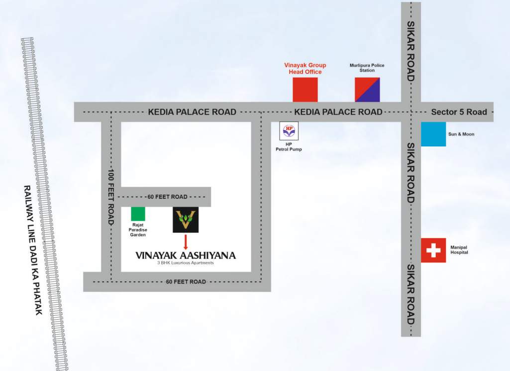  vinayak aashiyana Location Plan