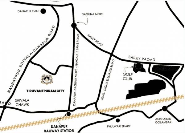  tiruvantpuram-city Location Plan