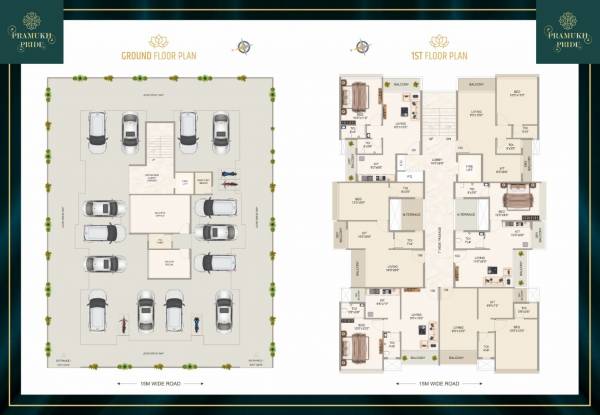  pride Pramukh Pride Cluster Plan from ground to 1st Floor