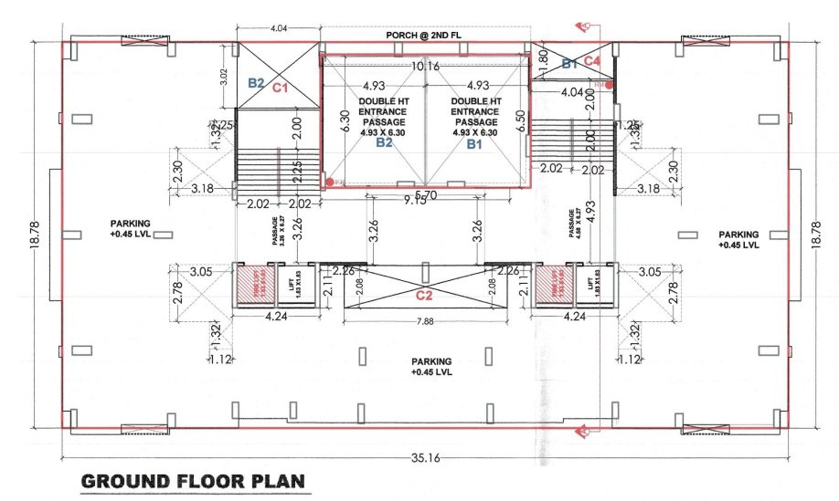  shyam shivalik B1 Cluster Plan for ground Floor
