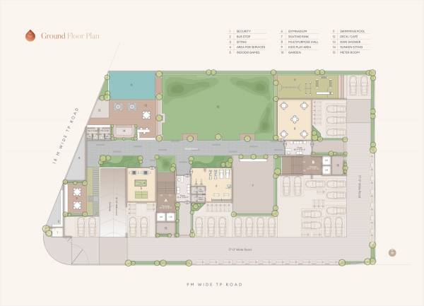 A Cluster Plan for ground Floor aria A Cluster Plan for ground Floor
