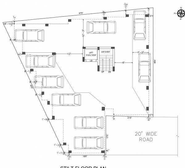  s-darshan Vaikund's Darshan Cluster Plan for parking Floor