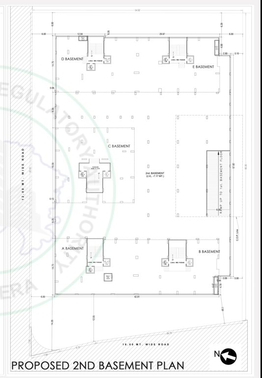 milestone euphoria B Cluster Plan for basment Floor