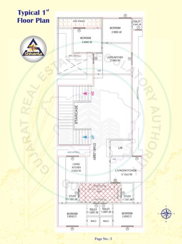  shivanta-lk-15 A Cluster Plan from ground to 1st Floor