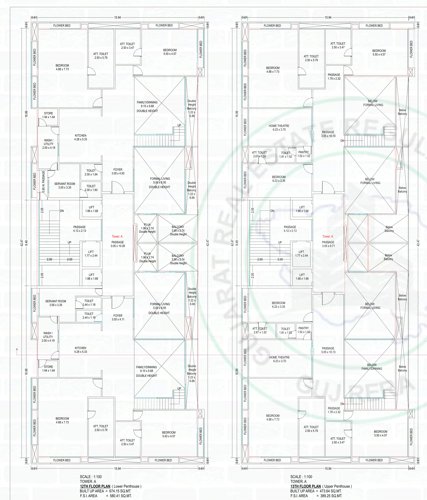 Tower A Cluster Plan from 12th to 13th Floor uma-2-0-residences Tower A Cluster Plan from 12th to 13th Floor