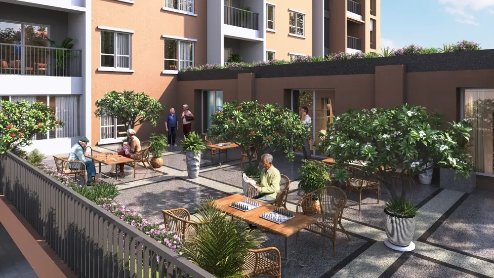  serene spring Terrace Garden