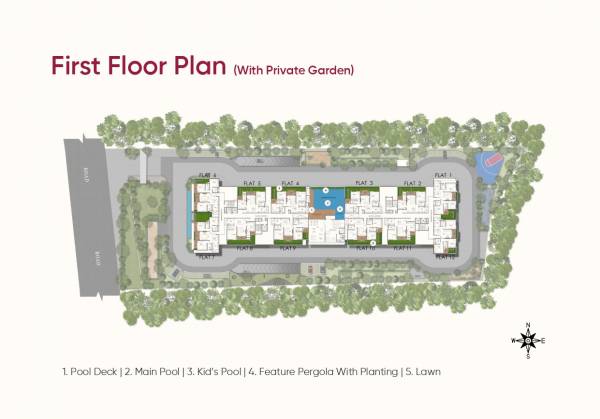  ls-sakura Wing 1 & 2 Cluster Plan for 1st Floor