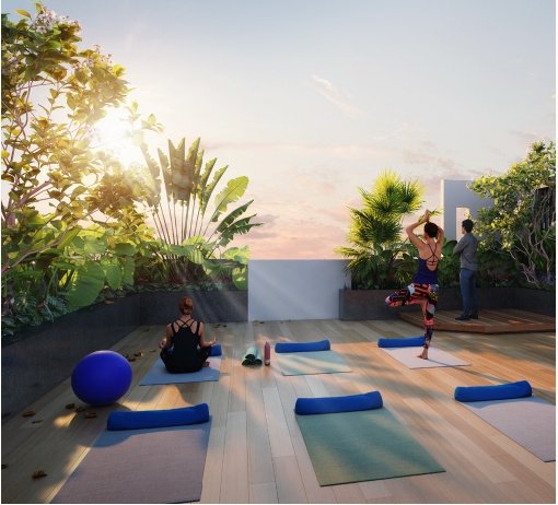  ls sakura Yoga/ Meditation Area