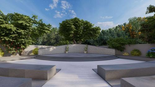  rajathadri-green-city Amphitheater