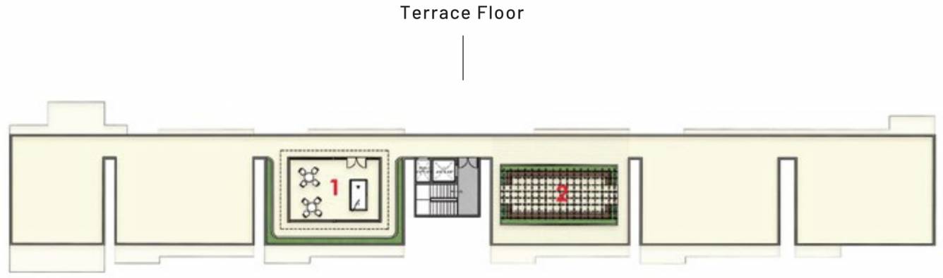  eden 2 Subha Eden 2 Cluster Plan for terrace Floor