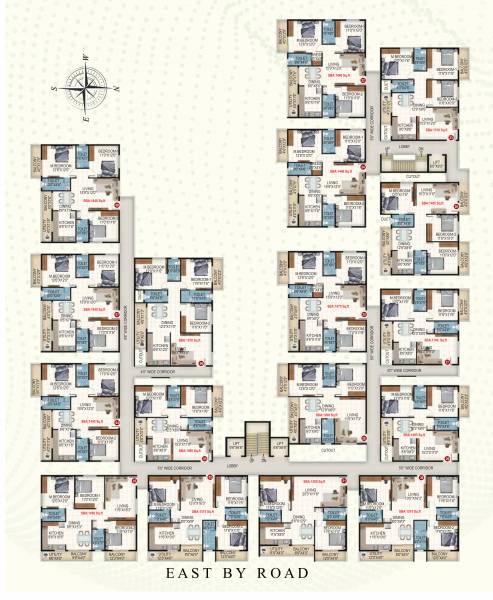  serene Serene Cluster Plan