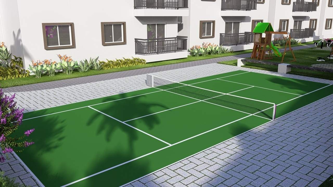  serene Tennis Court