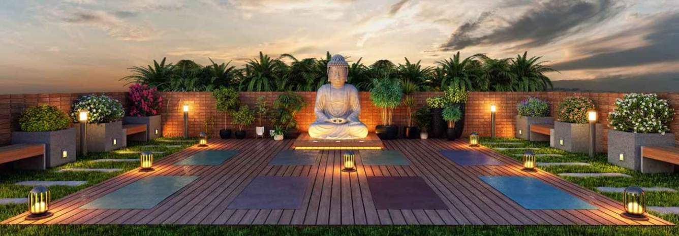  olive and oak Yoga/ Meditation Area