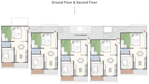  eden-1 Subha Eden - 1 Cluster Plan for ground 2nd Floor