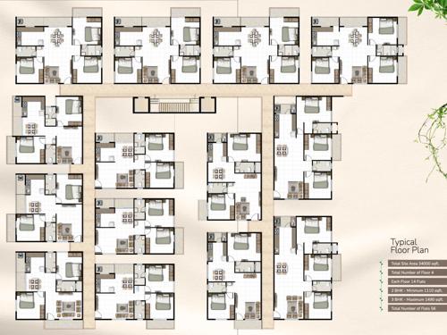  silver-oak-pearl Silver Oak Pearl Cluster Plan from 1st to 3rd Floor