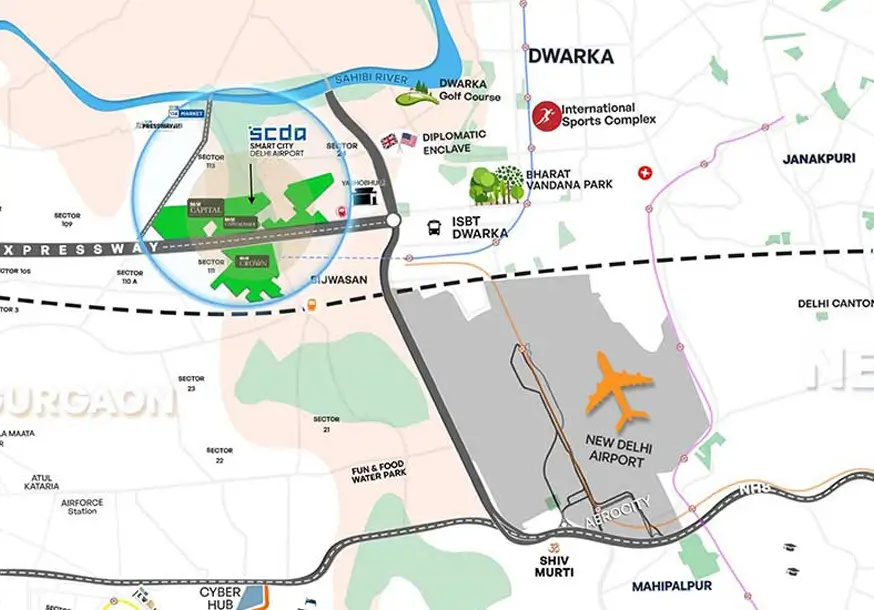  m3m mansion ph 2 Location Plan
