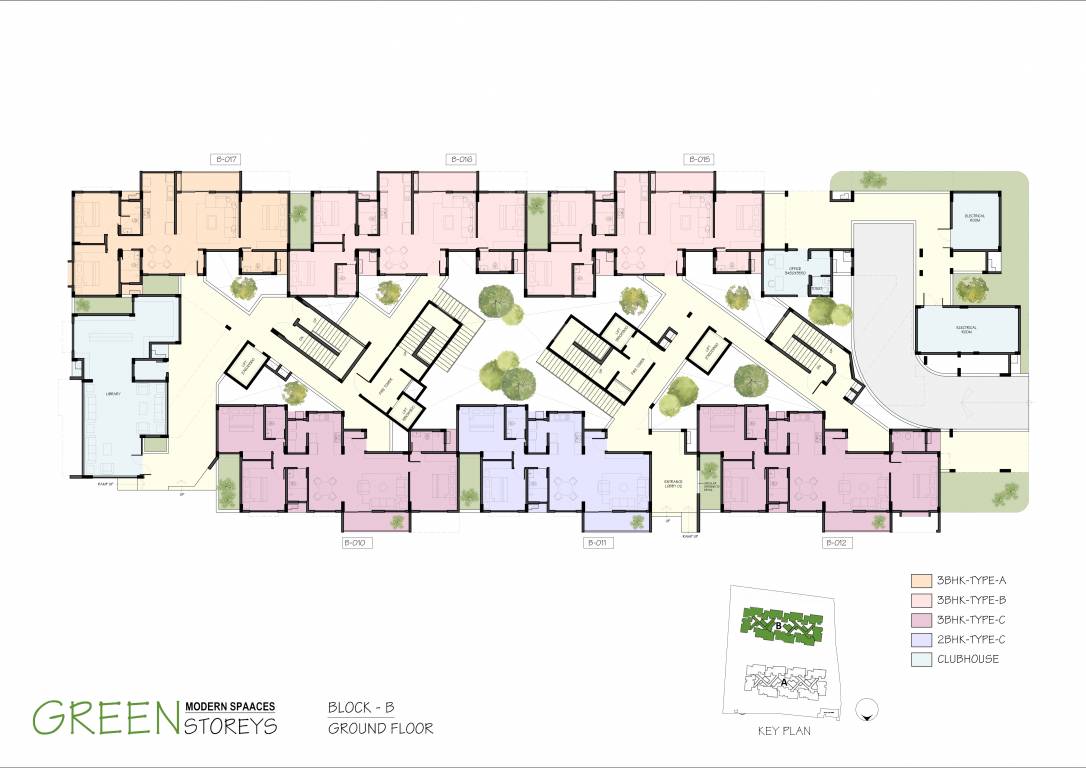  green storeys Tower B Cluster Plan