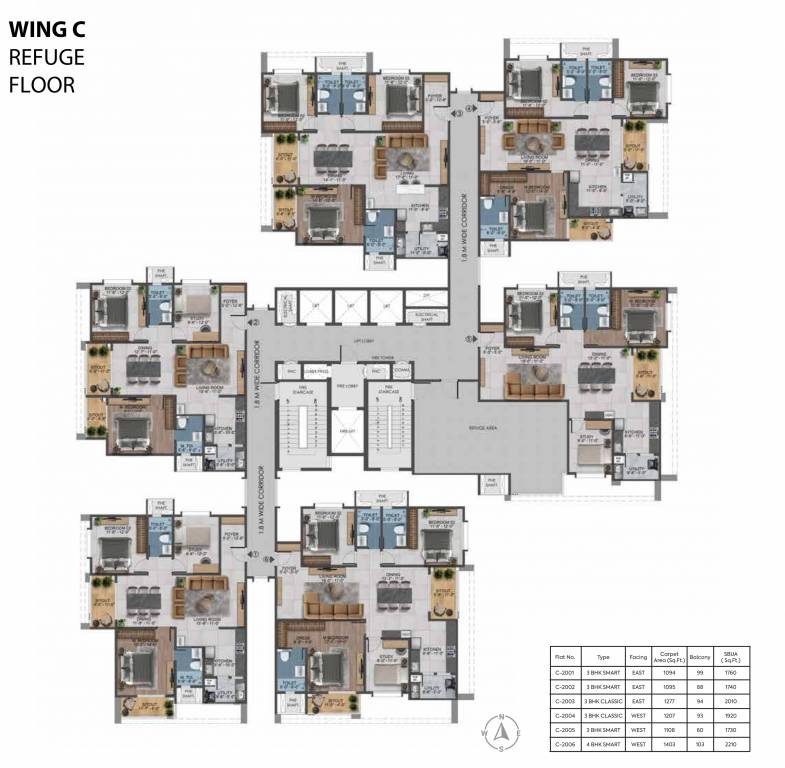  sarang by sumadhura phase ii Wing C Cluster Plan
