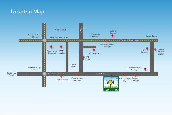  golf-green-phase-ii Location Plan