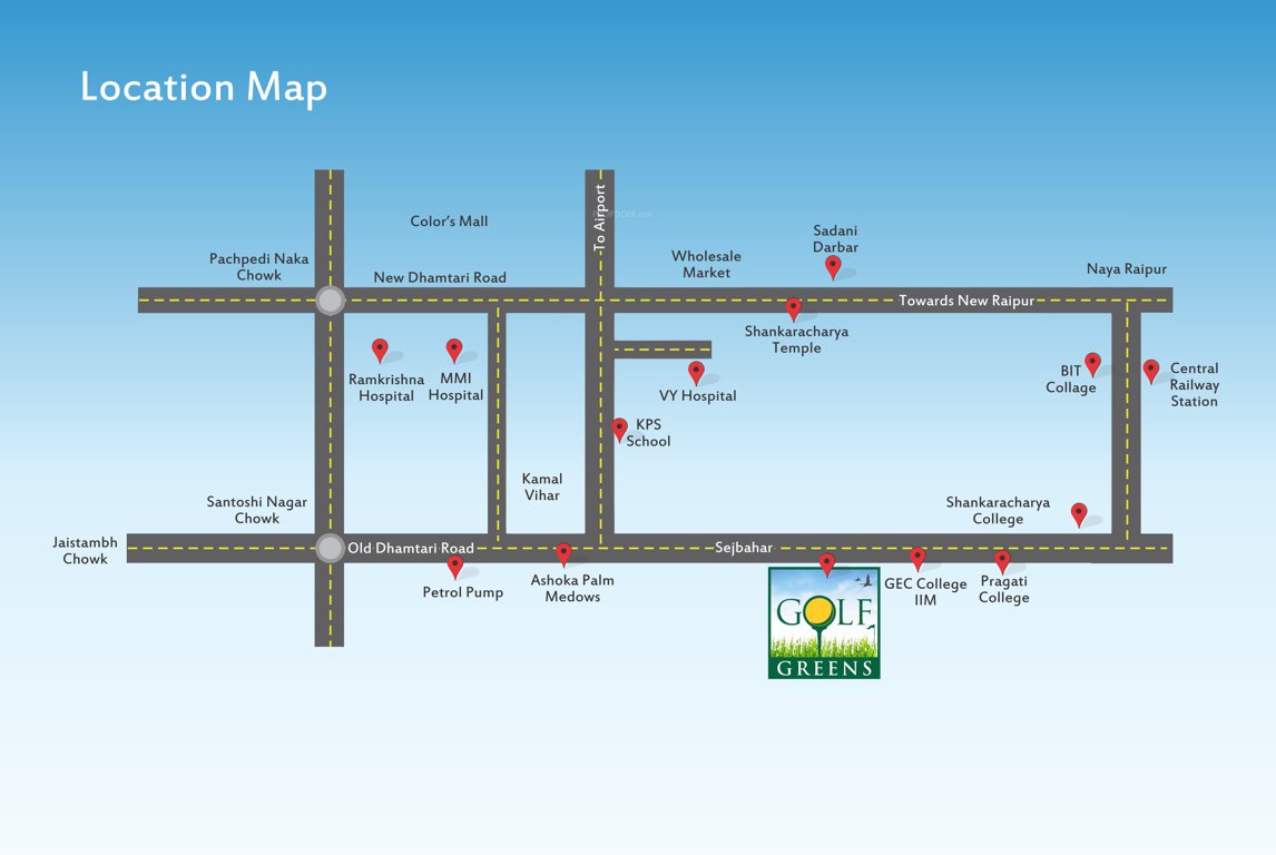  golf green phase ii Location Plan