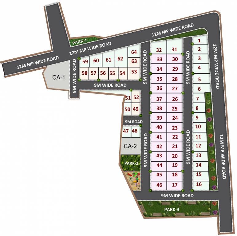 sidvin symphony Layout Plan