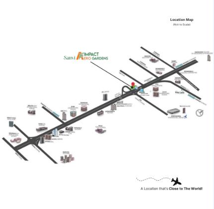  impact-sanvi-aero-gardens Location Plan