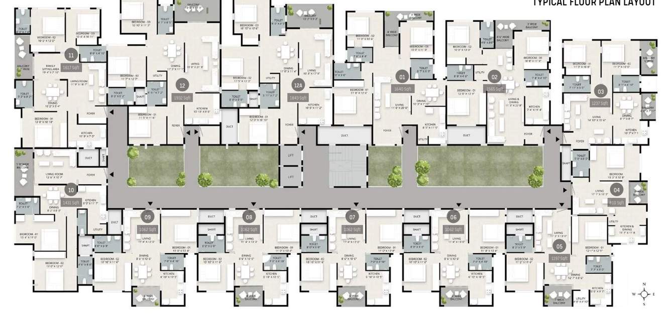  lakeside living Lakeside Living Cluster Plan from 1st to 4th Floor