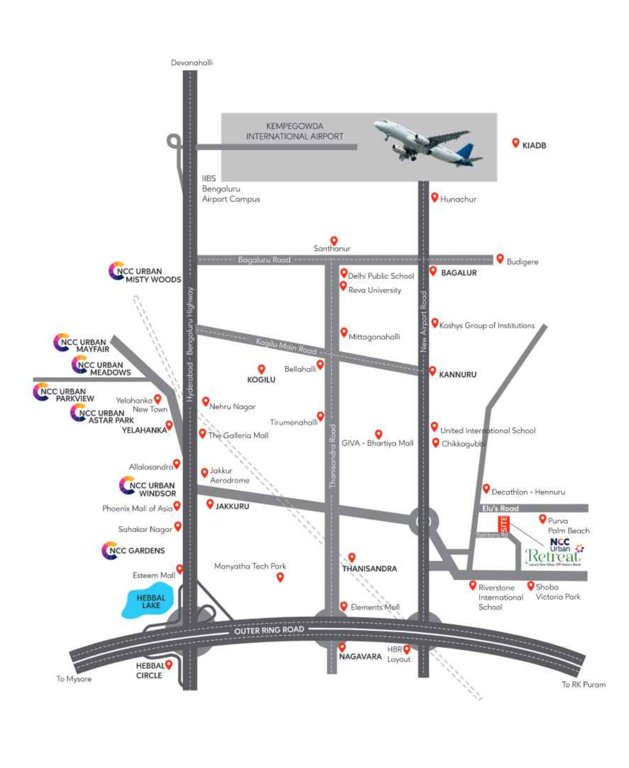  ncc urban retreat Location Plan
