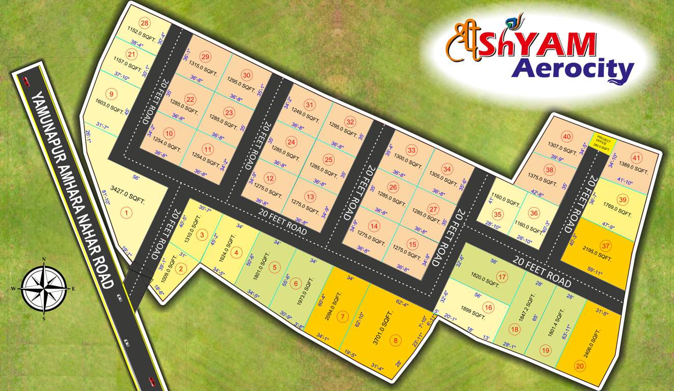  shrishyam aerocity Layout Plan
