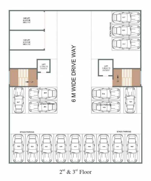  krishna-iris Krishna Iris Cluster Plan from 2nd to 3rd Floor