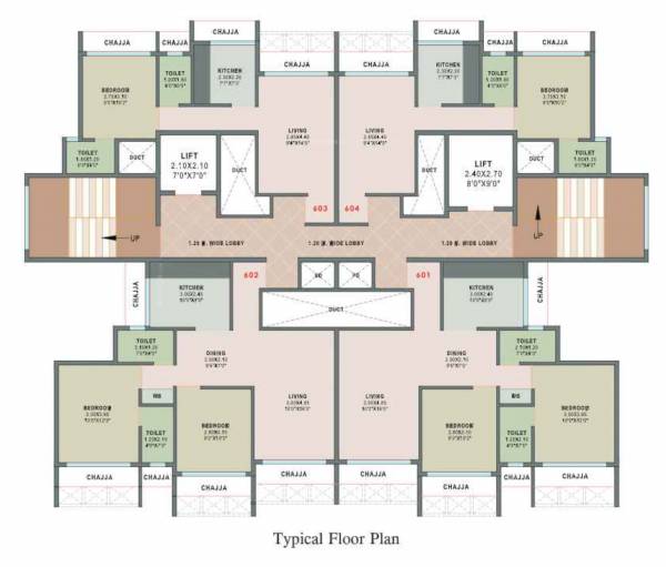  krishna-iris Krishna Iris Cluster Plan from 5th to 24th Floor