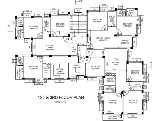  swapnoneer Swapnoneer Cluster Plan from 1st to 3rd Floor