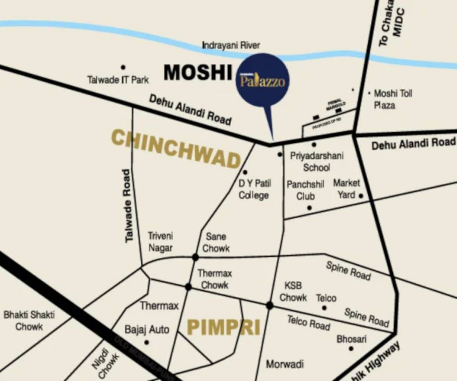  parshwa palazzo Location Plan