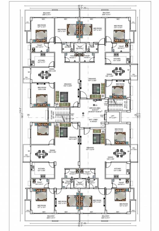 lotus tower Lotus Tower Cluster Plan from 1st to 3rd Floor