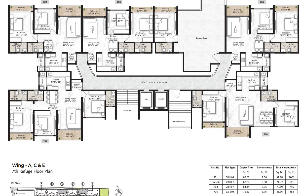  itrend vesta Building C And Building E Cluster Plan