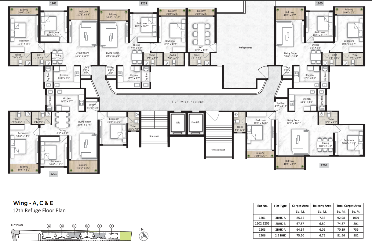  itrend vesta Building C And Building E Cluster Plan
