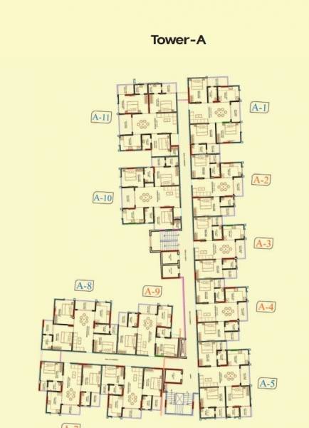  the-aura Tower A Cluster Plan