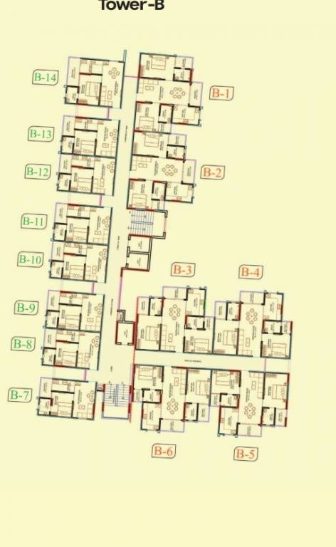  the aura Tower B Cluster Plan